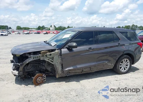 2021 Ford Police Interceptor из США, поврежденный, VIN 1FM5K8AW0MNA08587